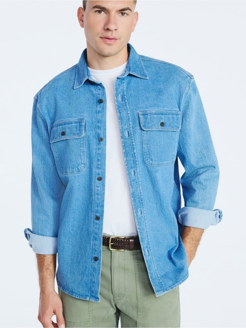 Free Assembly Denim Shirt